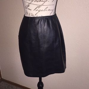 Vintage Fredricks of Hollywood pleather skirt